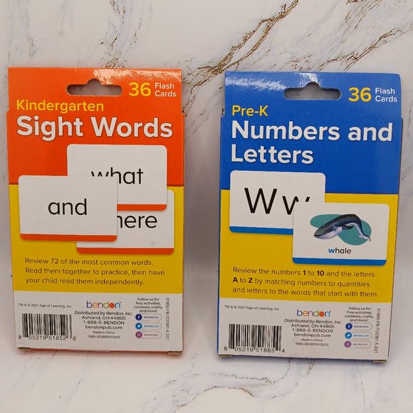 ABC Mouse.com Flash Cards Learning 2 Packs NWT - Picture 2 of 2